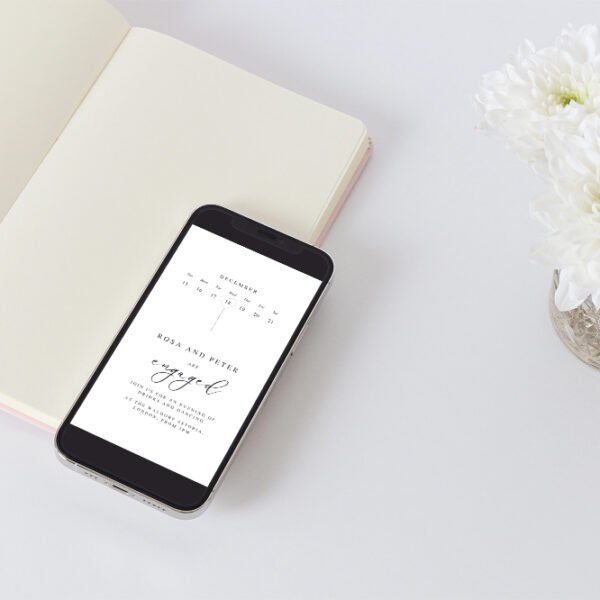 Rome Engagement Party Invitation | Digital E-Invite - Image 2