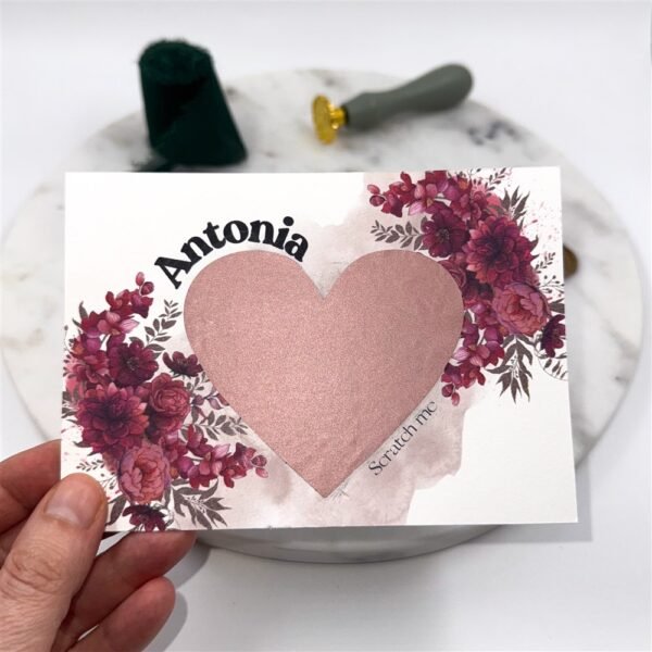 Personalized Bridesmaid Proposal Scratch-Off Card - Image 2