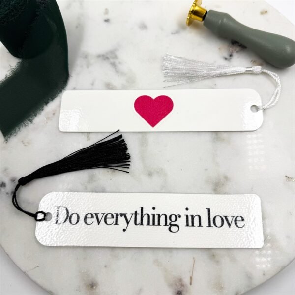 Personalized Wedding Bookmark Favor - Image 3