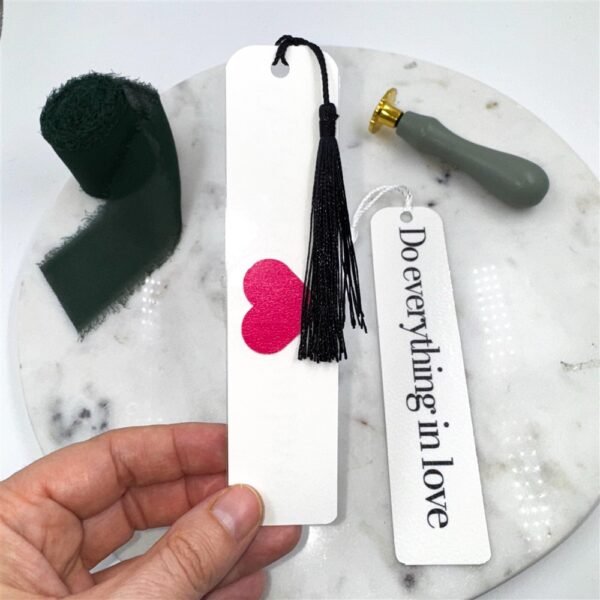 Personalized Wedding Bookmark Favor - Image 2